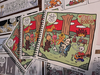 Bode Goods & Hell Goods - Samuel de Góis e Hell Ravani - Livro de Colorir