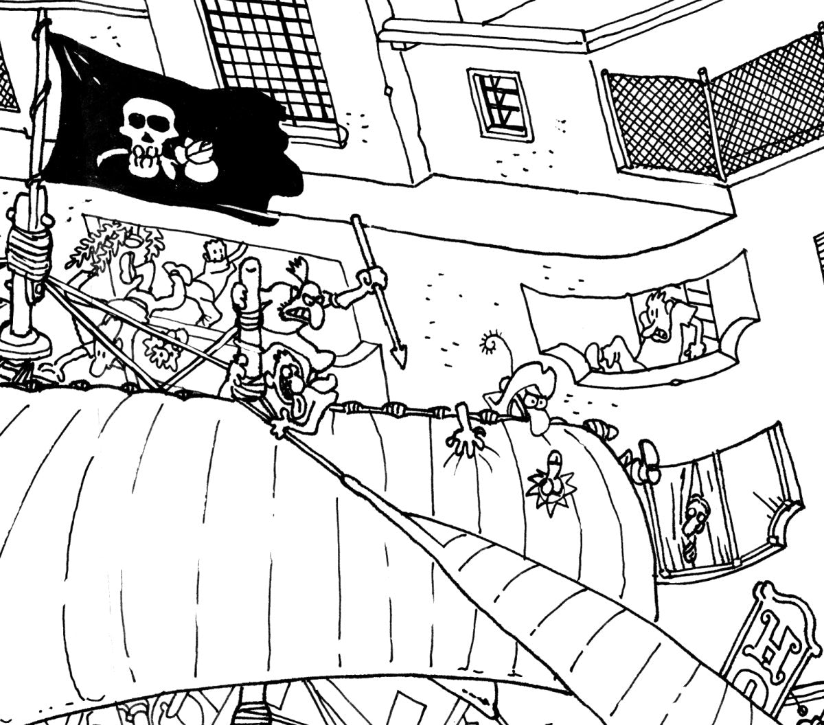 Pôster Piratas do Tietê - Laerte - P&B - Pré Venda - Z•Stores