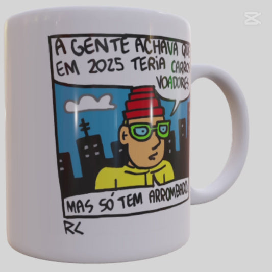 Caneca Carros Voadores - Renan César