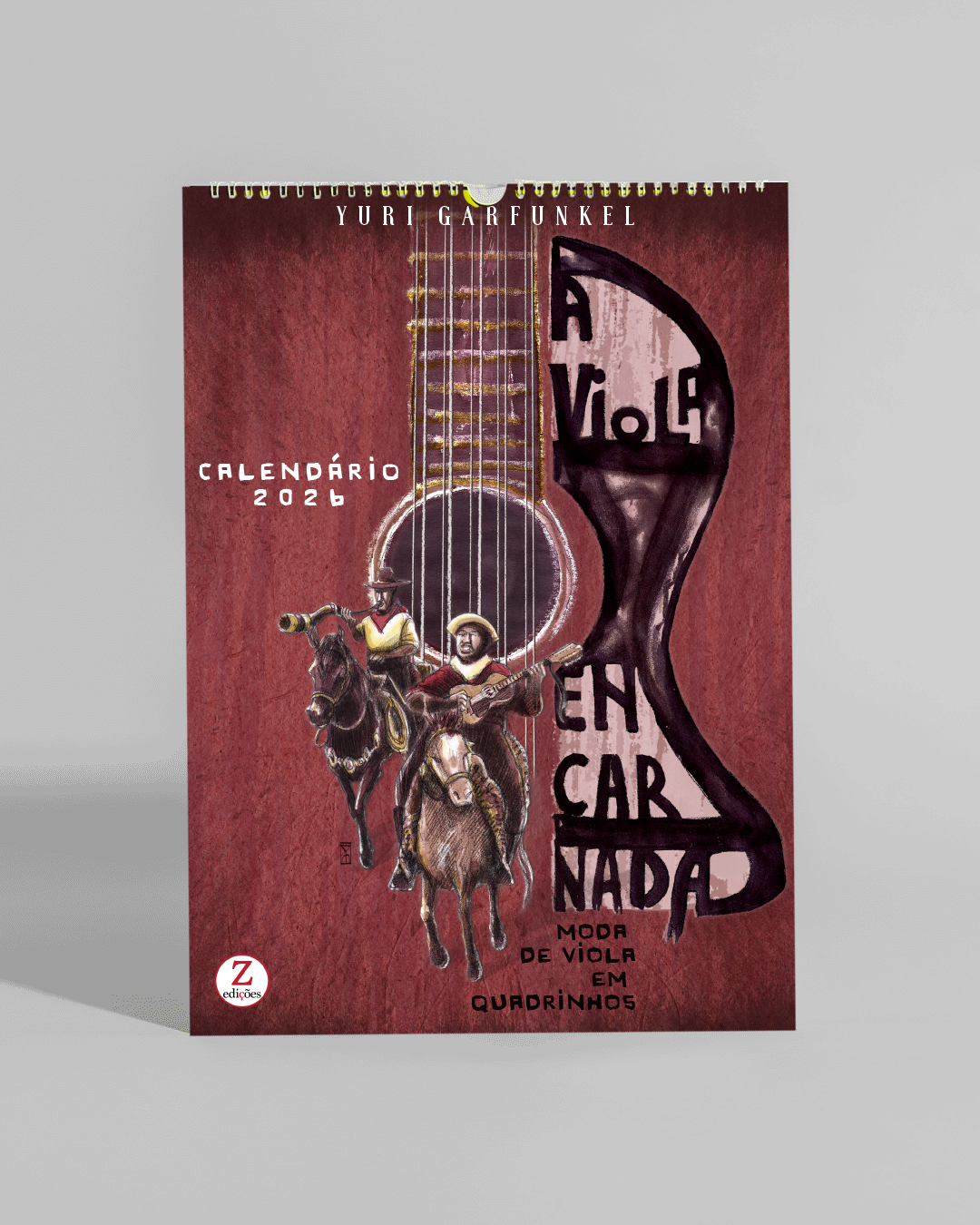 A Viola Encarnada de Yuri Garfunkel - Calendário de Parede - Pré Venda